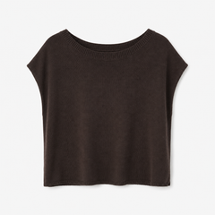 Mariah Knit Top - Chocolate