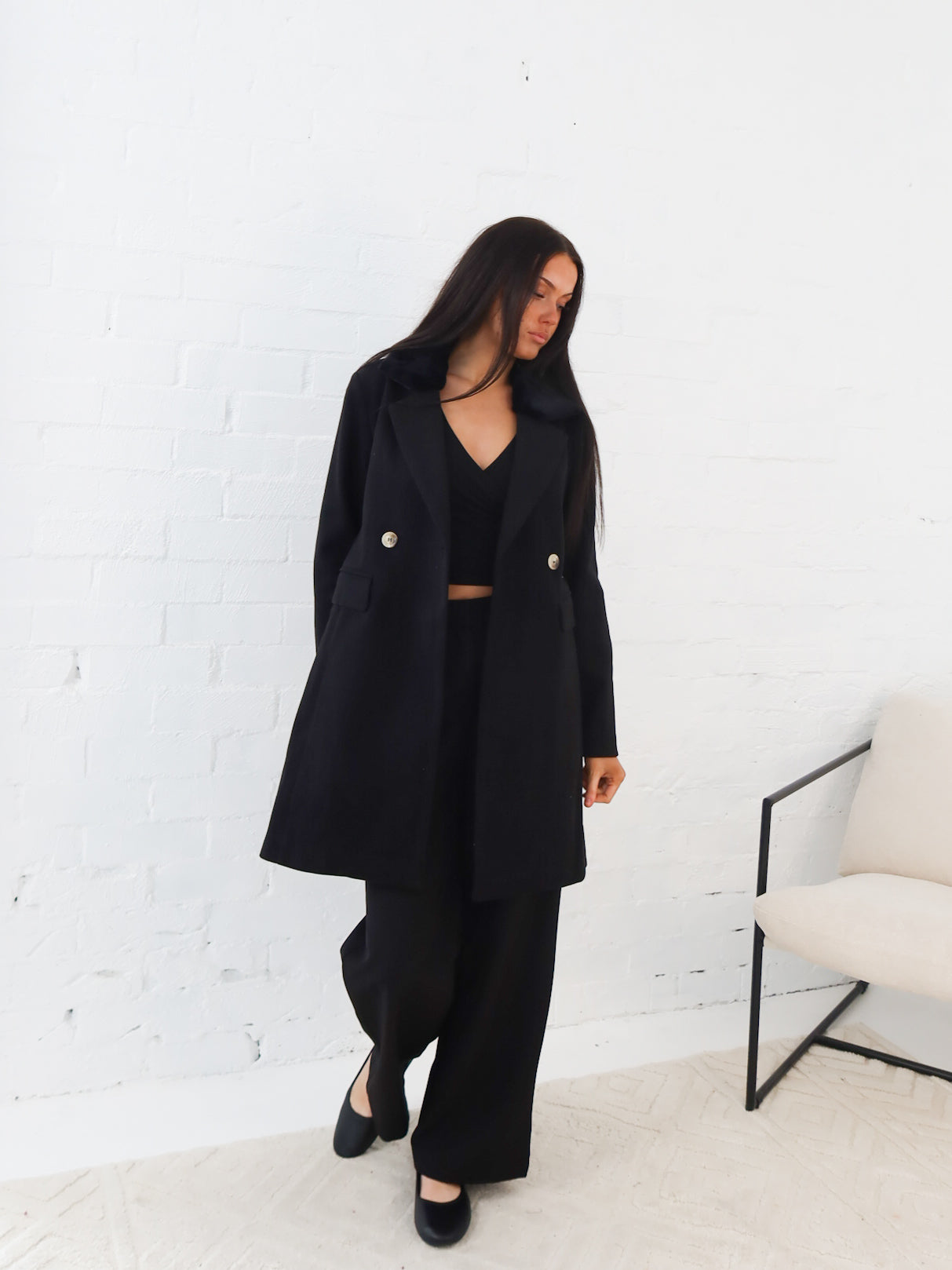 Madrid Coat- Black