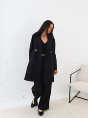 Madrid Coat- Black