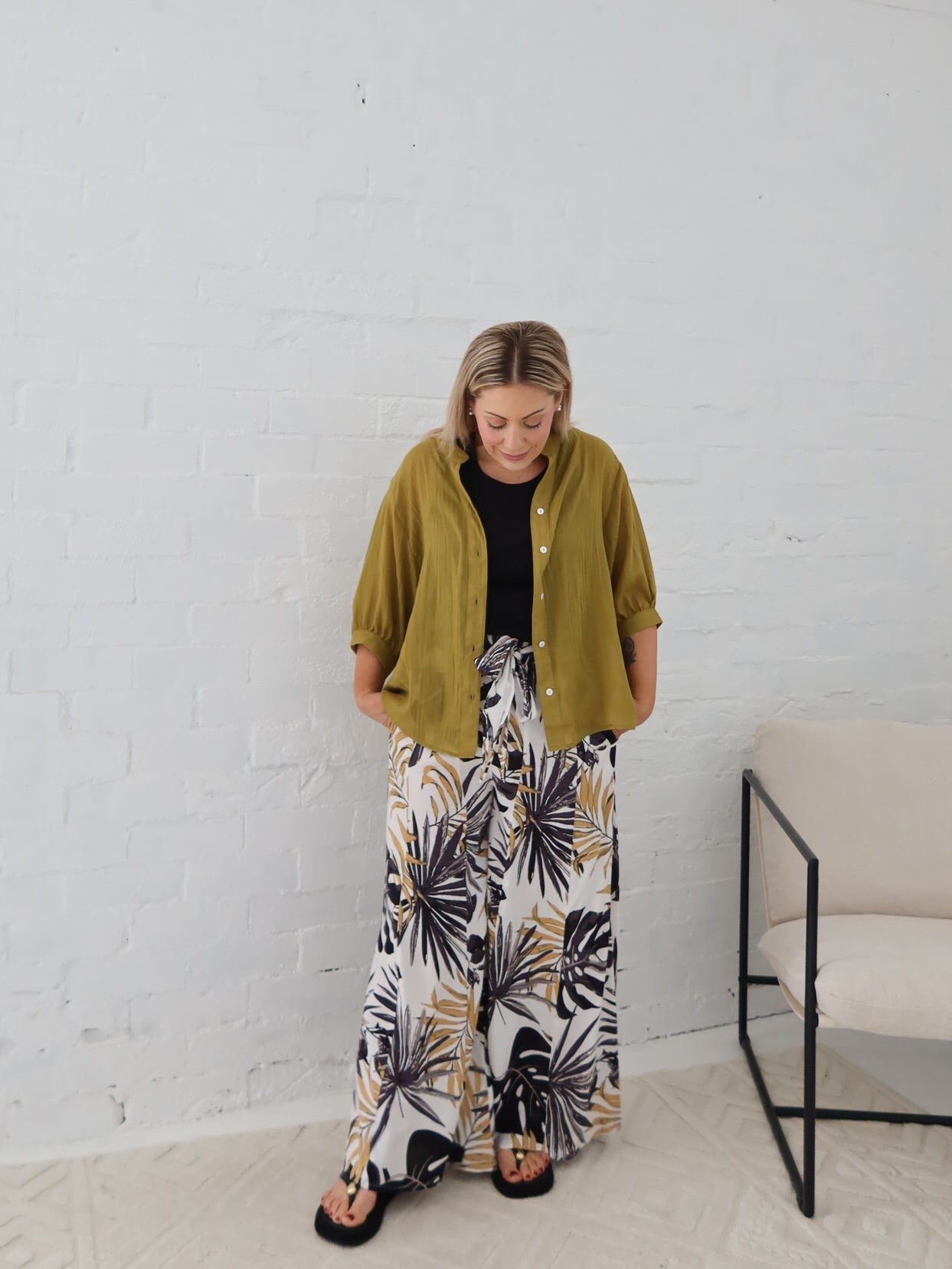 Mimi Blouse - Chartreuse