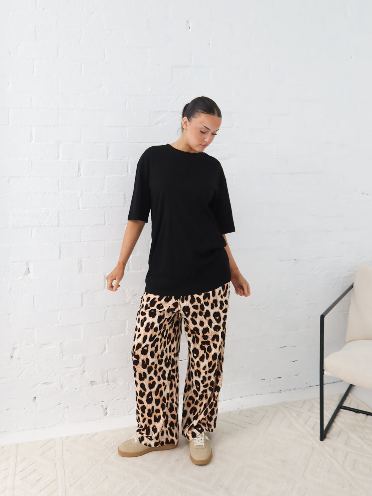 Hadley Pants - Light Leopard