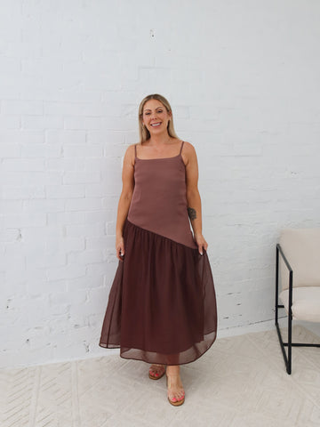 Chelsea Dress- Chocolate