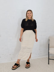 Radiance Crochet Skirt - Vanilla