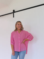 Mimi Blouse - Fuchsia