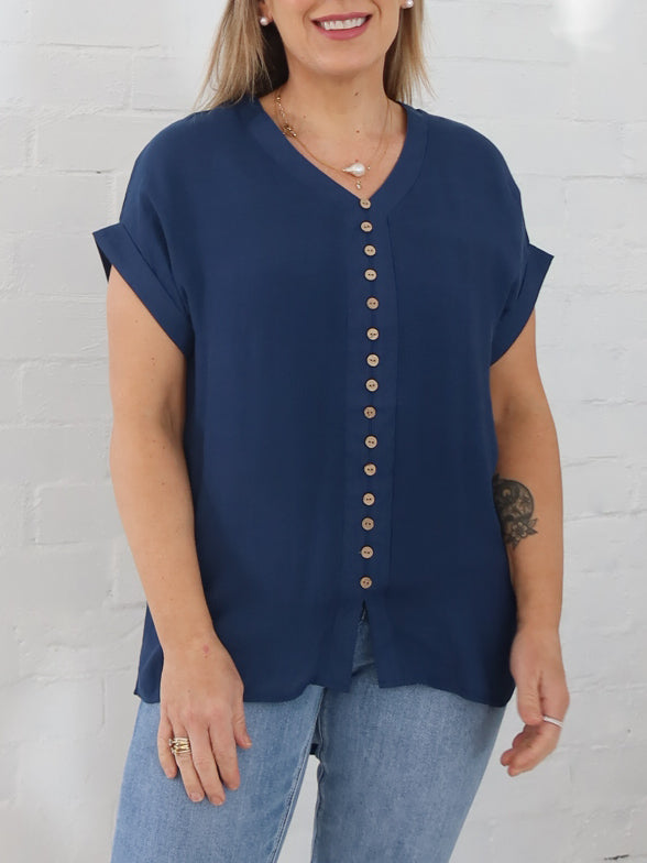 Lizzy Top - Navy