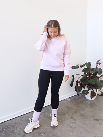 Gracie Relaxed Crew - Orchid