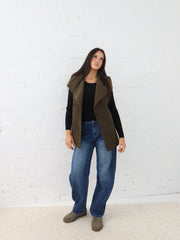 Lana Vest- Green Moss