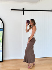 Laura Skirt- Mocha