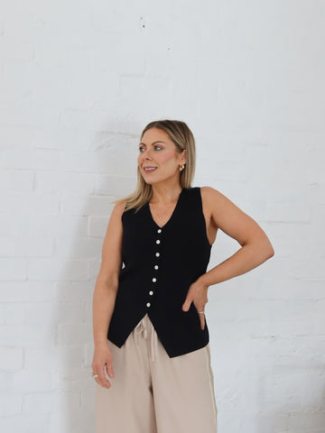 Parker Vest - Black