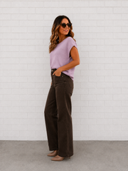 Mariah Knit Top - Lilac