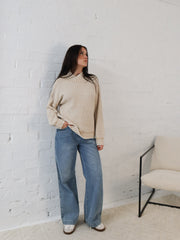 Shellie Knit - Camel Stripe