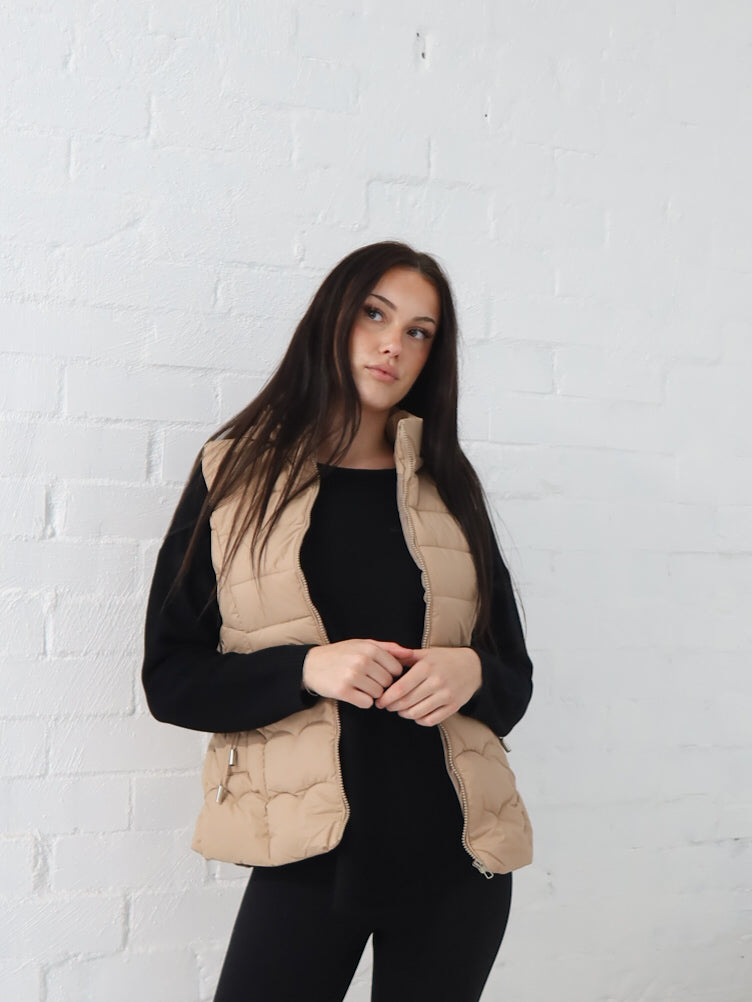 Luna Vest - Beige
