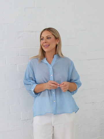 Mimi Blouse - Sky Blue