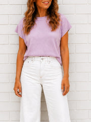 Mariah Knit Top - Lilac