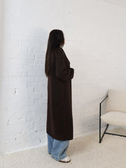 Bonnie Cardigan- Chocolate Speck