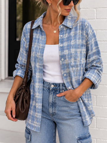 Plait Shirt- Blue