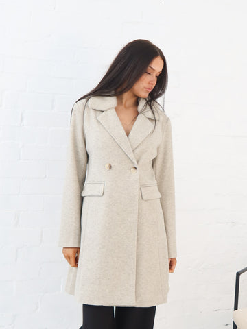 Madrid Coat- Taupe