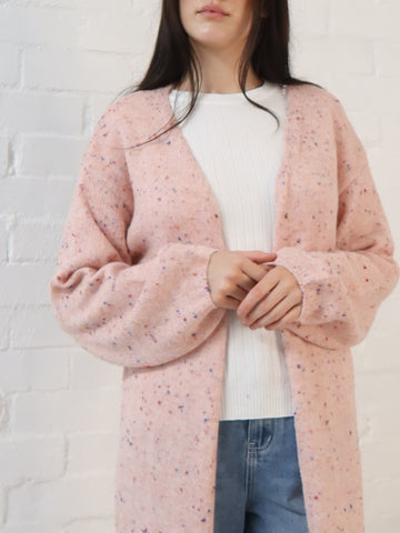 Bonnie Cardigan- Pink Speck