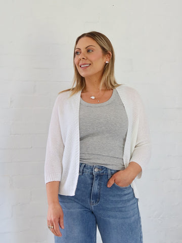Everlyn Cardi- Vanilla