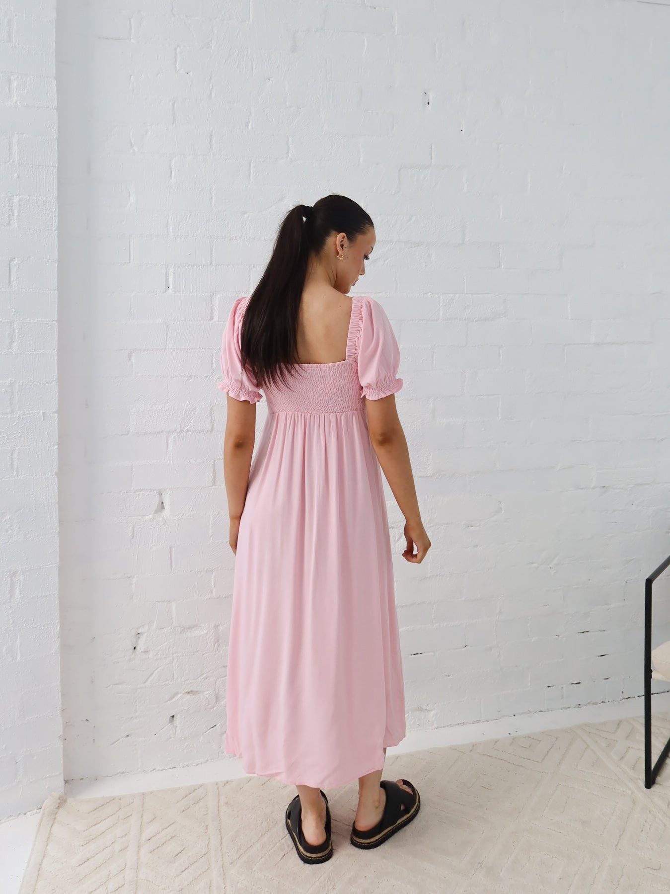 Estella Dress - Powder Pink