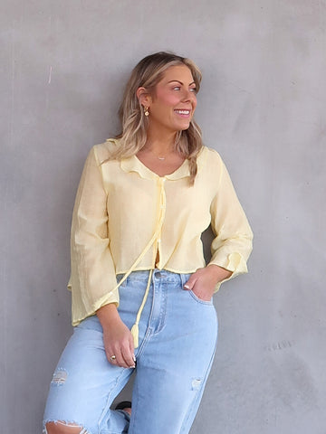 Hannah Blouse - Yellow