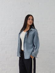 Danbury Shacket - Blue