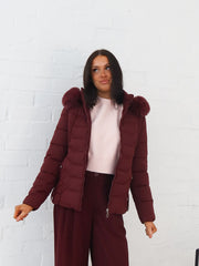 Marty Jacket- Burgundy