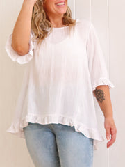 Rutherglen Blouse - White