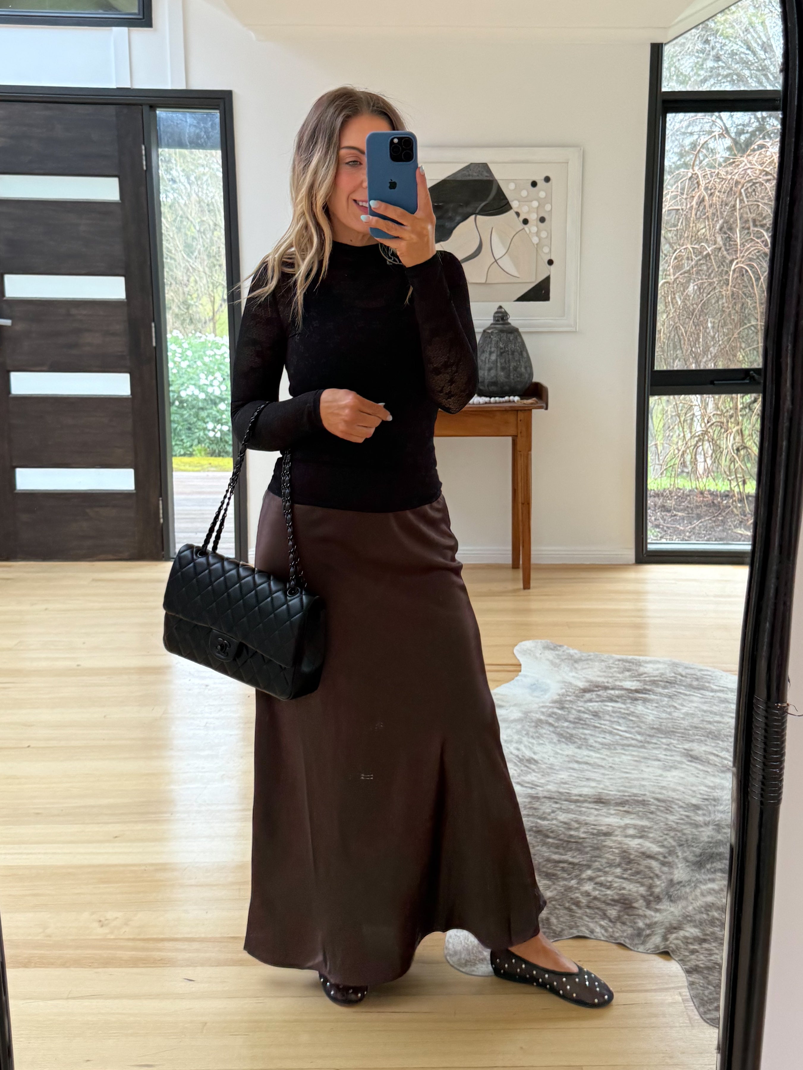 Kristen Skirt- Chocolate