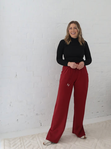 Sullivan Pants - Burgundy