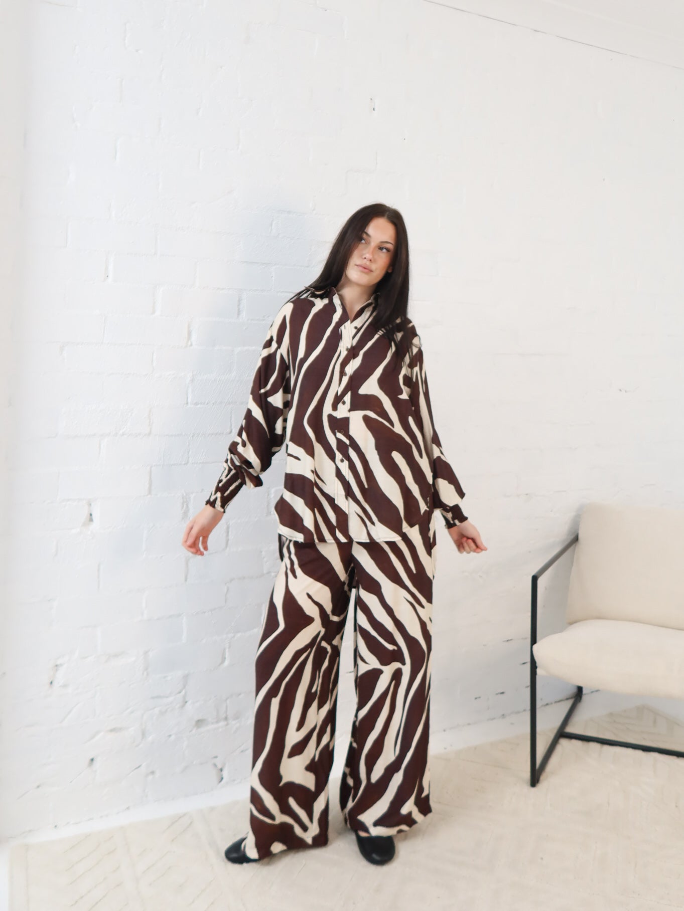 Edith Pants- Mahogany Brown