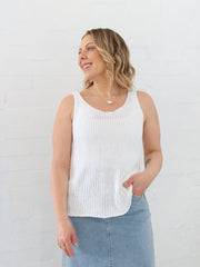 Ivy Top- White