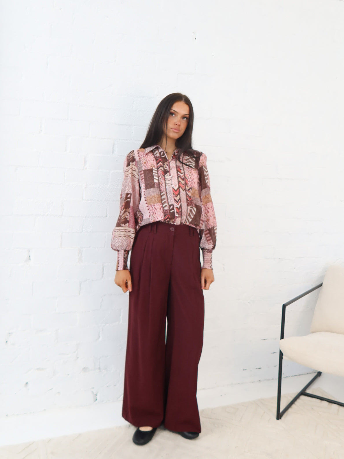 Lain Pants - Burgundy