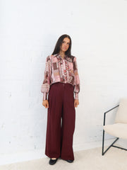 Lain Pants - Burgundy