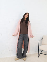 Bonnie Cardigan- Pink Speck