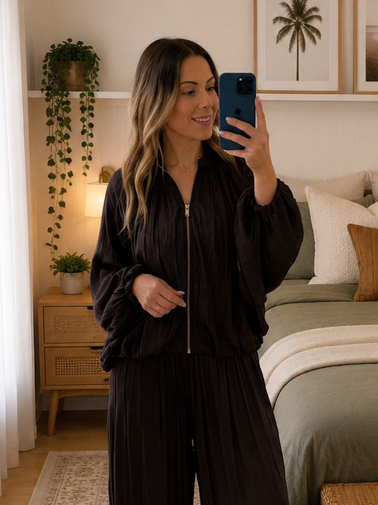 Zali Jacket- Chocolate