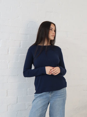 Iris Knit- Navy
