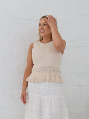 Skye Top- Beige