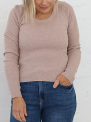 Selma Knit Top - Mocha