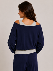 Juni Sweatshirt- Navy