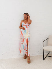 Lulu Dress- Blue/Pink