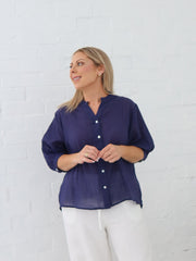 Mimi Blouse - Navy