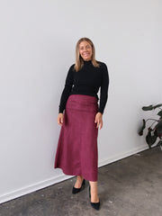 Bianca Skirt - Red Dahlia