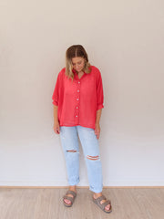 Mimi Blouse - Red