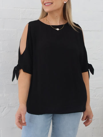 Rosella Top- Black