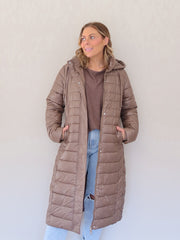 Carson Coat - Taupe