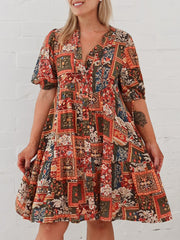 Astrid Dress- Orange