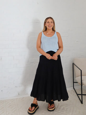 Ivy Top- Blue