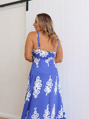 Tegan Dress - Blue