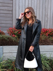 Tyra Trench Coat - Black